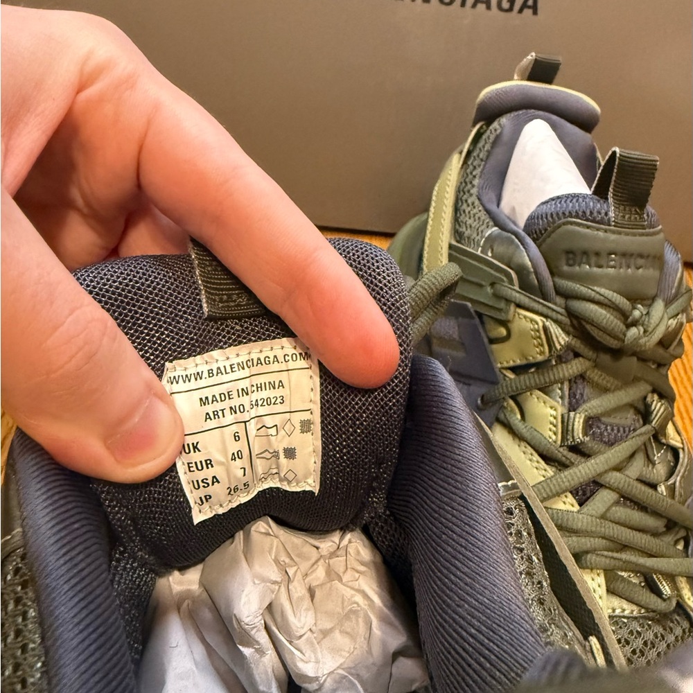 Balenciaga‎ Track Sneaker (Green/Navy) - Picture 7 of 9